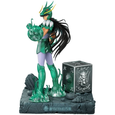 Shiryu Du Dragon Tsume HQS+ statue 1/4 (Saint Seiya) Shiryu Du Dragon Tsume HQS+ : vue sur fond blanc
