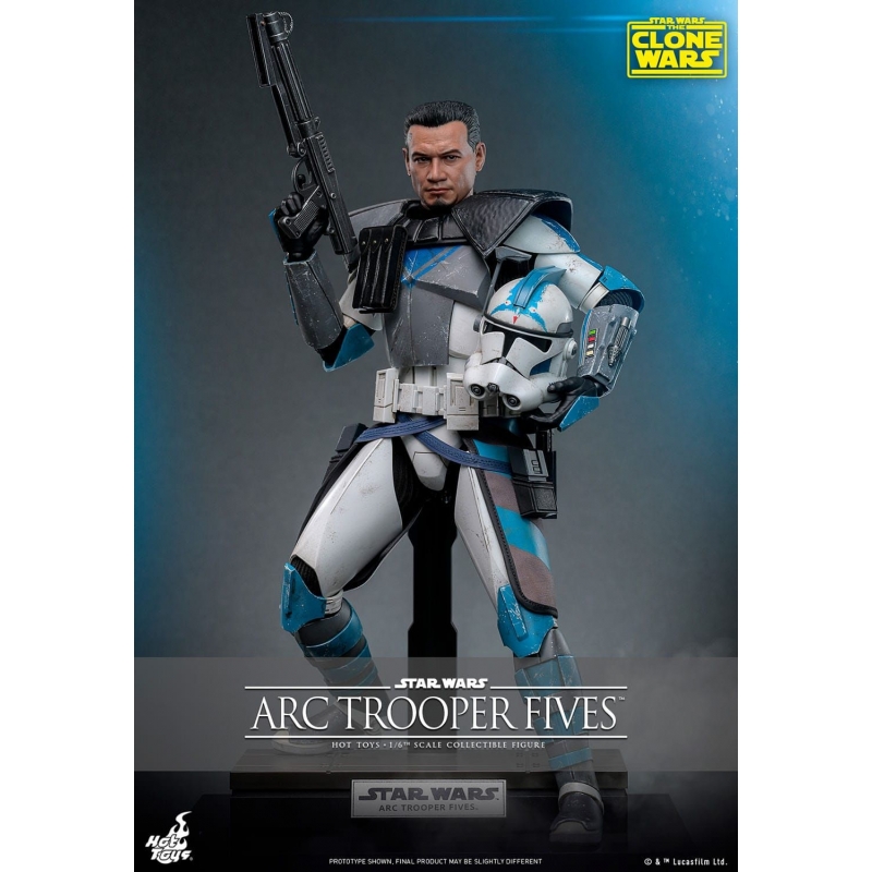 Arc Trooper Fives Hot Toys TMS132: Star Wars Clone Wars figure