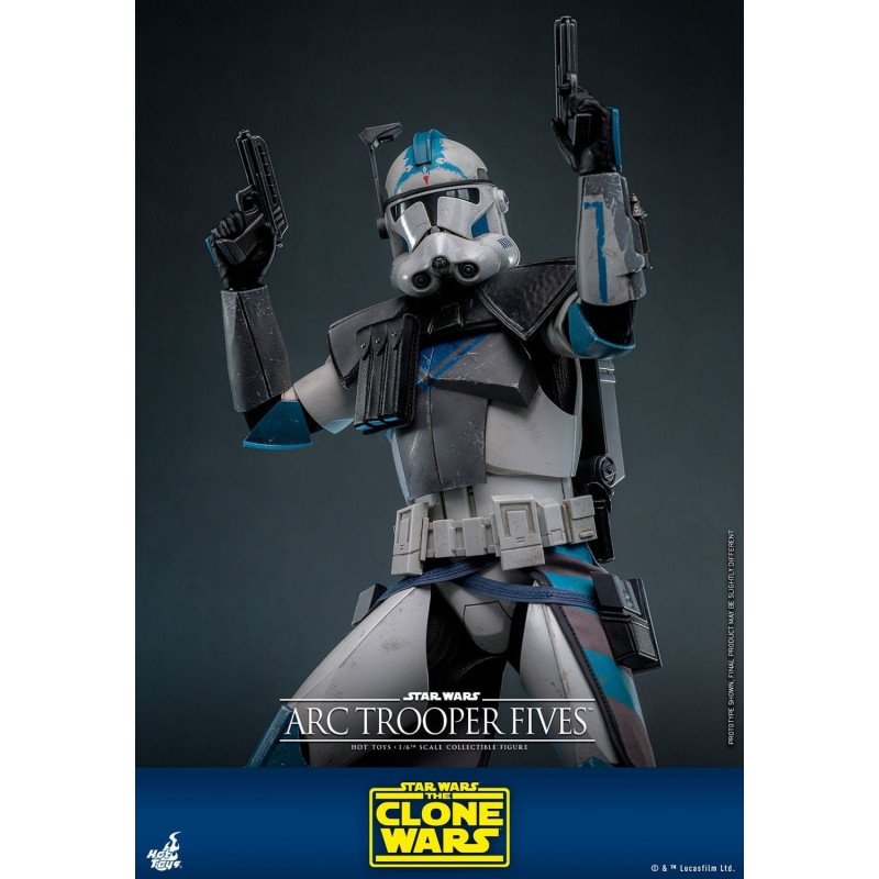 Arc Trooper Fives Hot Toys TMS132: Star Wars Clone Wars figure