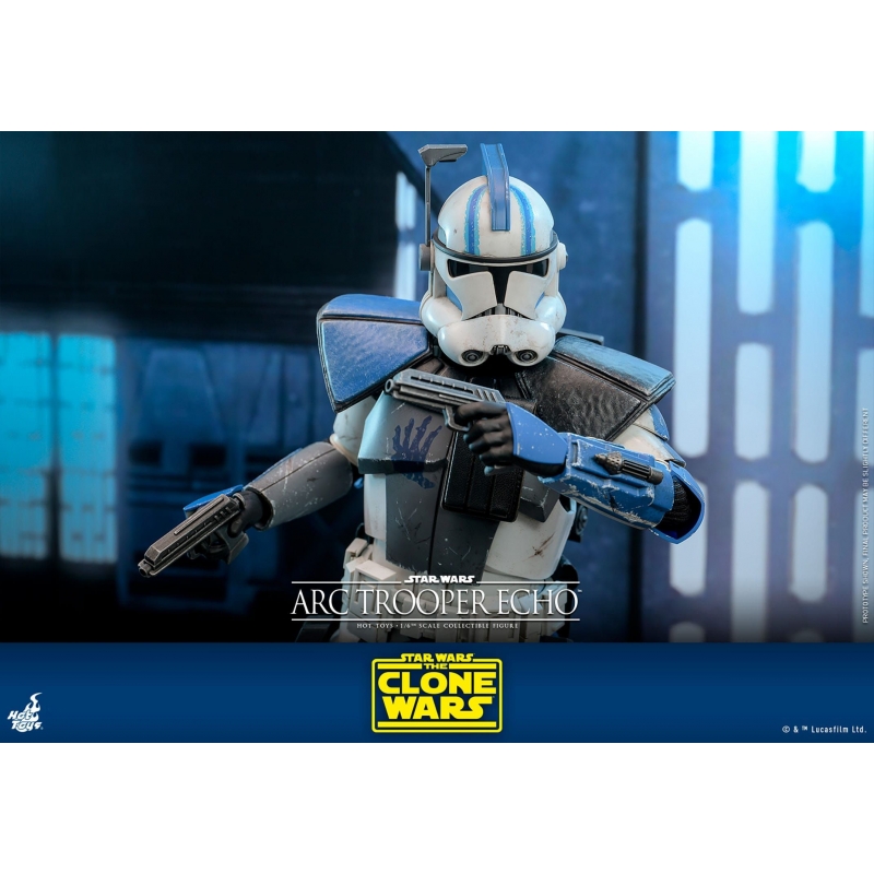 Arc Trooper Echo Hot Toys TMS133: Star Wars Clone Wars figure