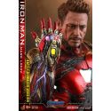 Iron Man Mark 85 Diecast Hot Toys MMS543D33 version Battle Damaged Special Edition - Avengers Endgame figure