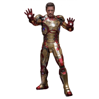 Iron Man Mark XLII 2.0 Deluxe Hot Toys MMS759D66 - figurine 1/6 Iron Man 3 Iron Man Mark XLII 2.0 Deluxe Hot Toys MMS759D66 - figurine 1/6 Iron Man 3
