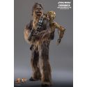 Chewbacca With Disassembled C-3PO Hot Toys MMS766 - figurine 1/6 Star Wars L'Empire Contre-Attaque