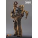 Chewbacca With Disassembled C-3PO Hot Toys MMS766 - figurine 1/6 Star Wars L'Empire Contre-Attaque