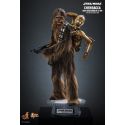 Chewbacca With Disassembled C-3PO Hot Toys MMS766 - figurine 1/6 Star Wars L'Empire Contre-Attaque