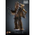 Chewbacca With Disassembled C-3PO Hot Toys MMS766 - figurine 1/6 Star Wars L'Empire Contre-Attaque