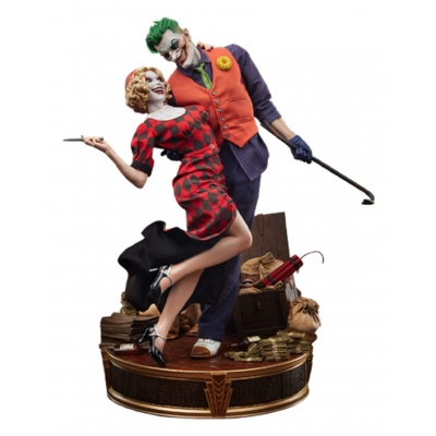 The Joker And Harley Quinn Mythos Lawless Love Sideshow Collectibles - DC Comics 1/5 statue The Joker And Harley Quinn Mythos Lawless Love Sideshow Collectibles - DC Comics 1/5 statue
