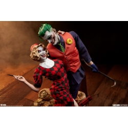 The Joker And Harley Quinn Mythos Lawless Love Sideshow Collectibles - statue 1/5 DC Comics