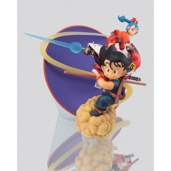 Son Goku and Bulma Figuarts Zero Bandai - Dragon Ball 18 cm figuren