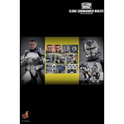 Clone Commander Wolffe Hot Toys TMS141 - figurine Star Wars Clone Wars 1/6