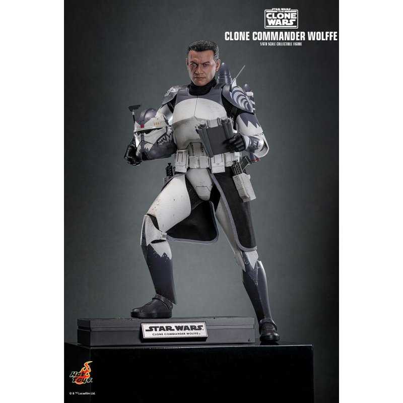 Clone Commander Wolffe Hot Toys TMS141 : Star Wars Clone Wars
