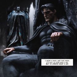 Batman And Bruce Wayne Batman Identity Legacy Replica Iron Studios - DC Comics standbeeld 1/4
