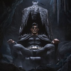 Batman And Bruce Wayne Batman Identity Legacy Replica Iron Studios - DC Comics standbeeld 1/4