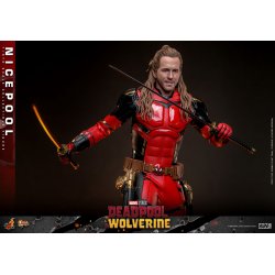 Nicepool Hot Toys mms788 - figurine Deadpool et Wolverine 1/6