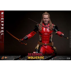 Nicepool Hot Toys mms788 - figurine Deadpool et Wolverine 1/6