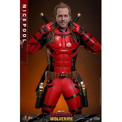 Nicepool Hot Toys mms788 - figurine Deadpool et Wolverine 1/6