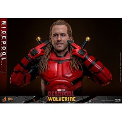 Nicepool Hot Toys mms788 - figurine Deadpool et Wolverine 1/6