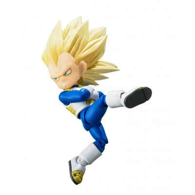 Vegeta Super Saiyan 3 Mini SH Figuarts Bandai - Dragon Ball Daima action figure 8 cm Vegeta Super Saiyan 3 Mini SH Figuarts Bandai - Dragon Ball Daima action figure 8 cm