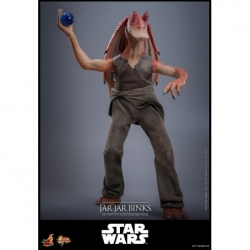 Jar Jar Binks par Hot Toys - figurine 1/6 Star Wars La Menace Fantome de 33 cm