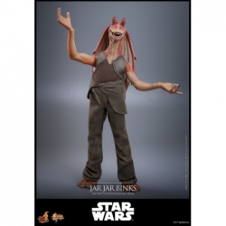 Jar Jar Binks par Hot Toys - figurine 1/6 Star Wars La Menace Fantome de 33 cm