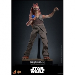 Jar Jar Binks par Hot Toys - figurine 1/6 Star Wars La Menace Fantome de 33 cm