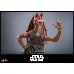 Jar Jar Binks par Hot Toys - figurine 1/6 Star Wars La Menace Fantome de 33 cm