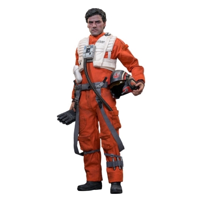 Poe Dameron by Hot Toys MMS806 - Star Wars The Force Awakens 1/6 scale action figure Poe Dameron Hot Toys figurine 1/6