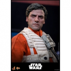 Poe Dameron par Hot Toys - figurine 1/6 Star Wars Le Reveil De La Force de 30 cm