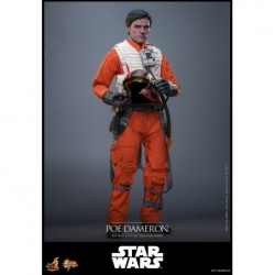 Poe Dameron par Hot Toys - figurine 1/6 Star Wars Le Reveil De La Force de 30 cm