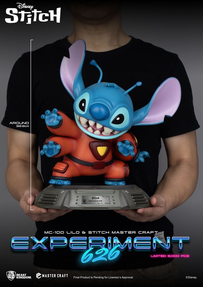 Stitch (Experiment 626) Master Craft by Beast Kingdom MC-100 - Lilo and Stitch 39 cm statue