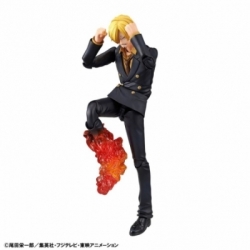 Sanji Variable Action Heroes van Megahouse Rerun version - One Piece 17 cm actiefiguur