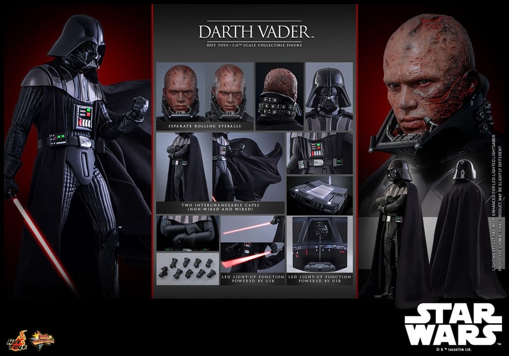 Dark Vador par Hot Toys - MMS810 - figurine 1/6 Star Wars Episode III La Revanche Des Sith de 35 cm