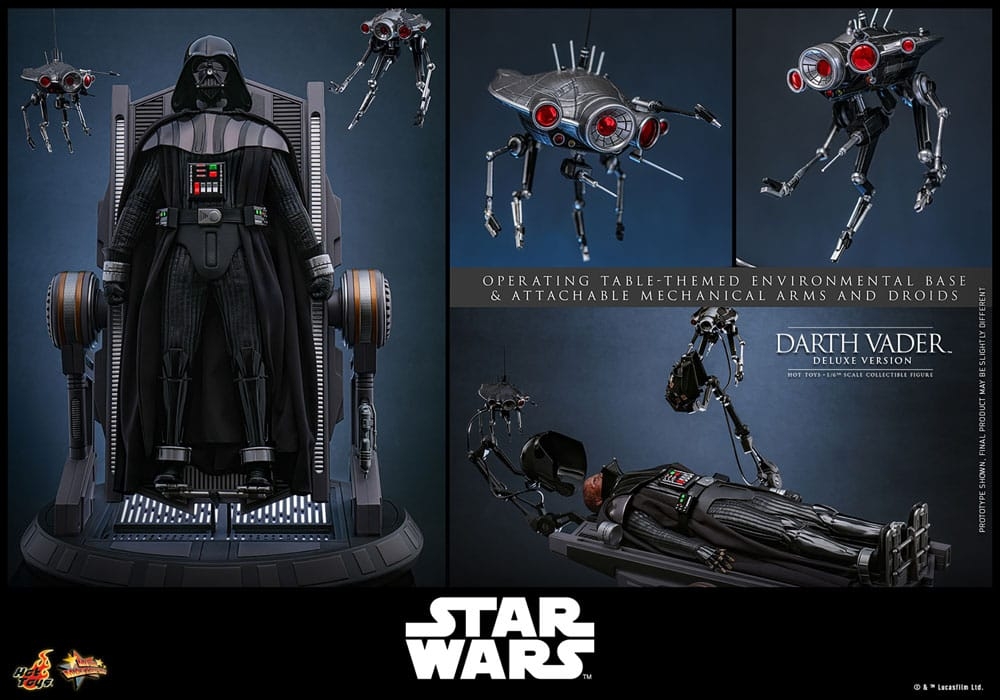 Dark Vador Deluxe par Hot Toys - MMS811 - figurine 1/6 Star Wars Episode III La Revanche Des Sith de 35 cm