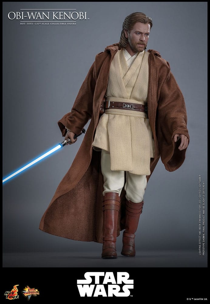 Obi-Wan Kenobi par Hot Toys - figurine 1/6 Star Wars Episode II : L'Attaque Des Clones de 31 cm - Reference MMS808