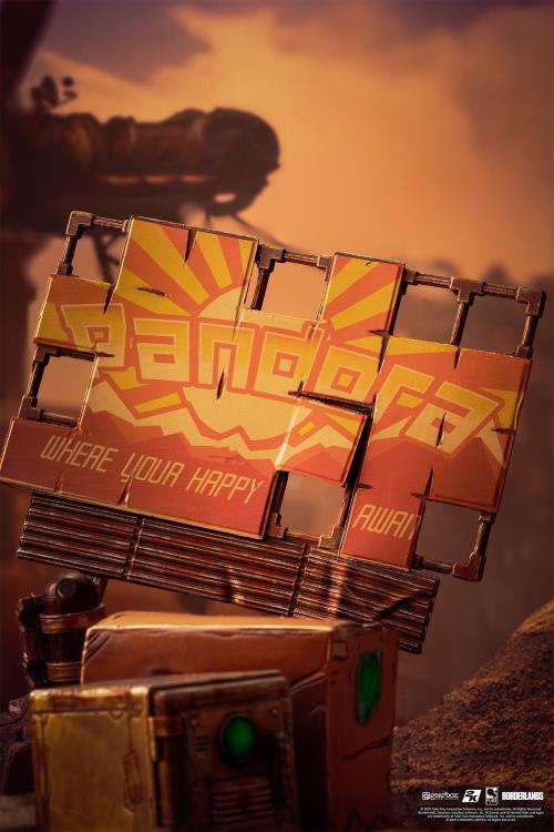 Psycho Bandit and Claptrap by Pure Arts - Borderlands 3 1/6 scale diorama