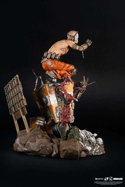 Psycho Bandit and Claptrap by Pure Arts - Borderlands 3 1/6 scale diorama