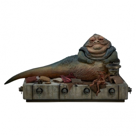 Jabba (avec trône) Sixth Scale Deluxe par Sideshow Collectibles - figurine 1/6 Star Wars Episode VI Le Retour Du Jedi de 74 cm