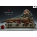Jabba (avec trône) Sixth Scale Deluxe par Sideshow Collectibles - figurine 1/6 Star Wars Episode VI Le Retour Du Jedi de 74 cm
