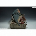Jabba (avec trône) Sixth Scale Deluxe par Sideshow Collectibles - figurine 1/6 Star Wars Episode VI Le Retour Du Jedi de 74 cm