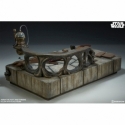 Jabba (avec trône) Sixth Scale Deluxe par Sideshow Collectibles - figurine 1/6 Star Wars Episode VI Le Retour Du Jedi de 74 cm