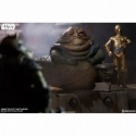 Jabba (avec trône) Sixth Scale Deluxe par Sideshow Collectibles - figurine 1/6 Star Wars Episode VI Le Retour Du Jedi de 74 cm