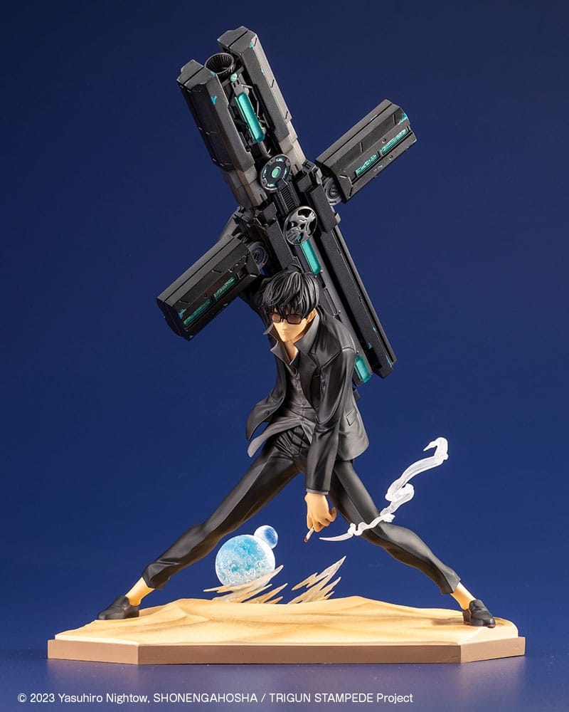 Nicholas D Wolfwood ARTFXJ par Kotobukiya - figurine 1/8 Trigun Stampede de 28 cm
