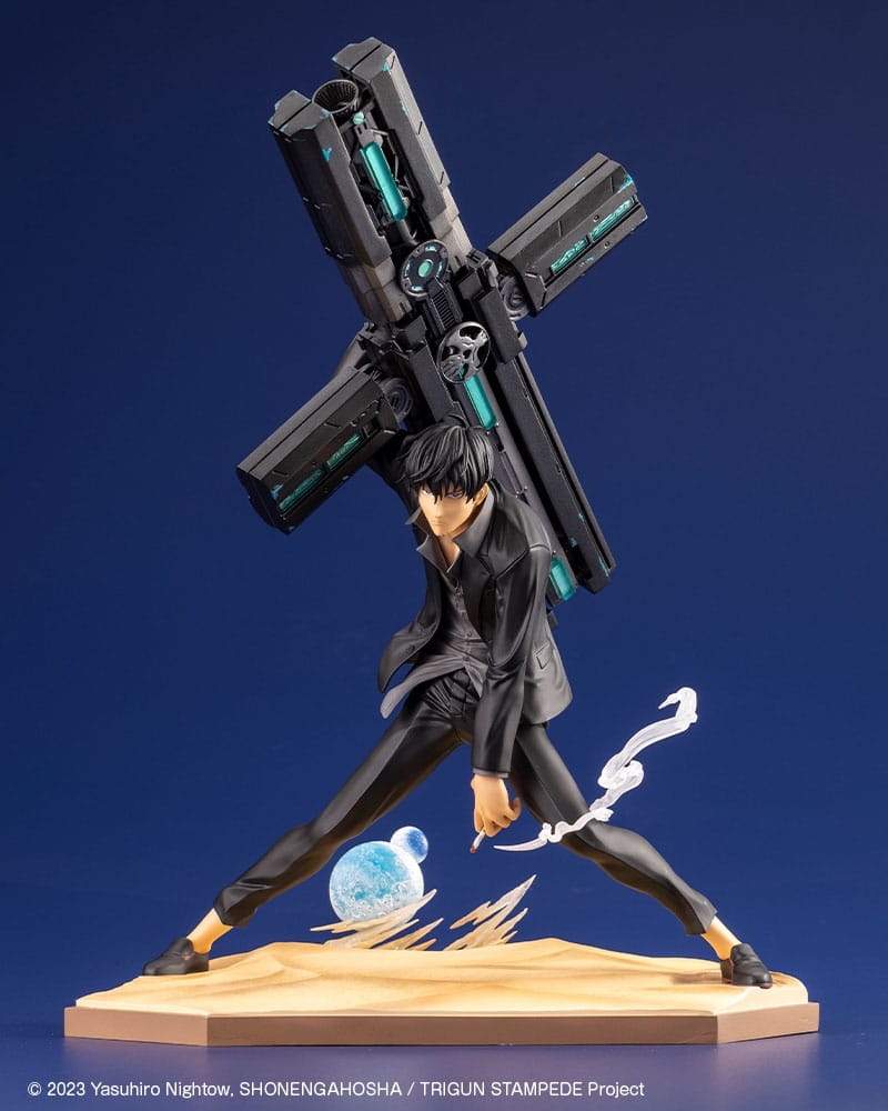 Nicholas D Wolfwood ARTFXJ par Kotobukiya - figurine 1/8 Trigun Stampede de 28 cm