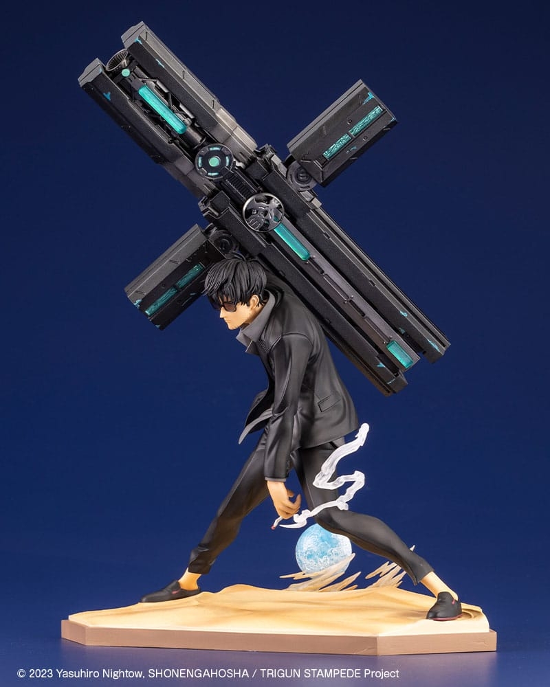 Nicholas D Wolfwood ARTFXJ par Kotobukiya - figurine 1/8 Trigun Stampede de 28 cm
