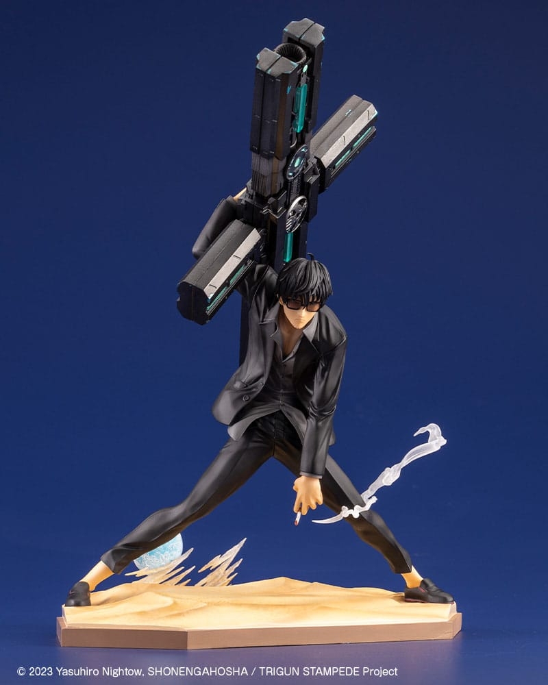 Nicholas D Wolfwood ARTFXJ par Kotobukiya - figurine 1/8 Trigun Stampede de 28 cm