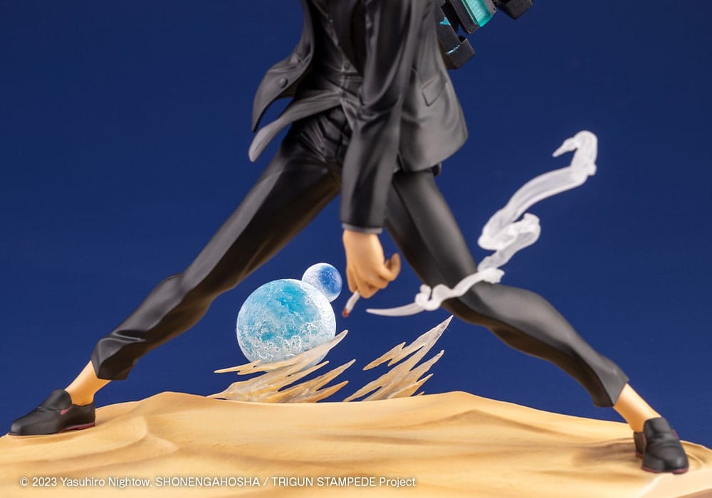 Nicholas D Wolfwood ARTFXJ par Kotobukiya - figurine 1/8 Trigun Stampede de 28 cm