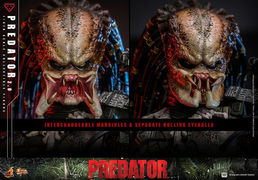 Predator (2.0) par Hot Toys - figurine 1/6 de 34 cm - Reference MMS816