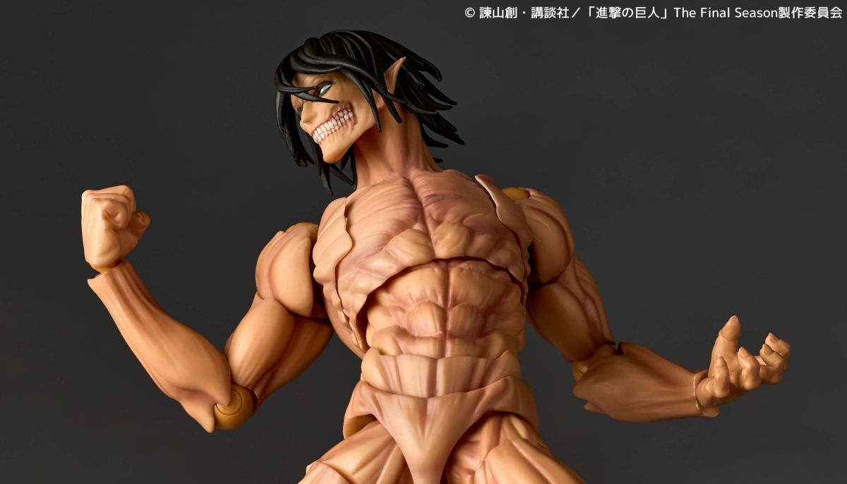 Eren (Titan) Revoltech Amazing Yamaguchi par Kaiyodo - figurine L'Attaque Des Titans de 17 cm