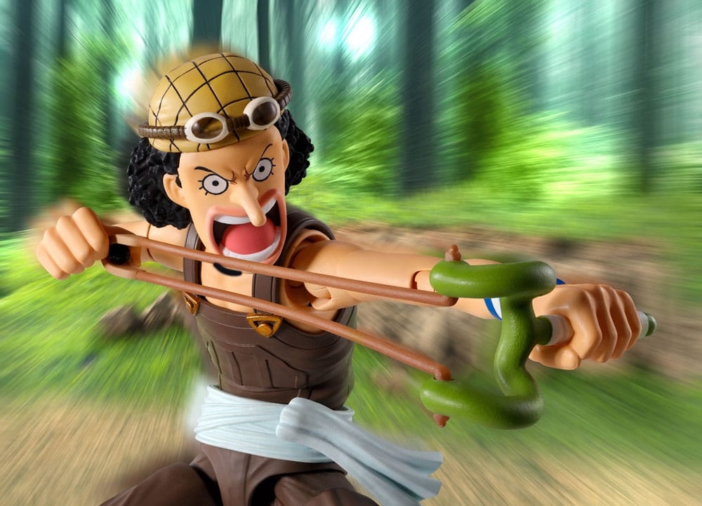Usopp SH Figuarts par Bandai Tamashii Nations - figurine One Piece Romance Dawn de 15 cm