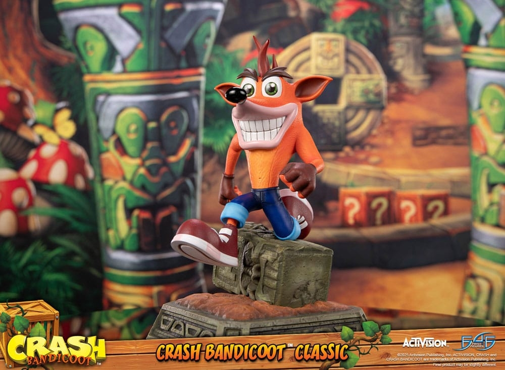 Crash Bandicoot Classic par First 4 Figures F4F - figurine de 32 cm